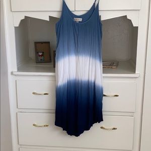 Blue ombré dress